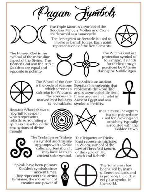 Pagan symbol font
